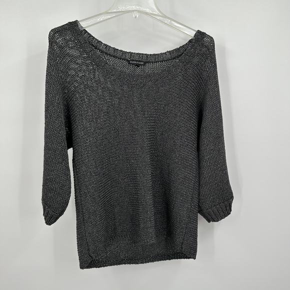 Eileen Fisher Womens Pullover Sweater Size S Charcoal Gray Minimalist Scandi - Picture 1 of 8